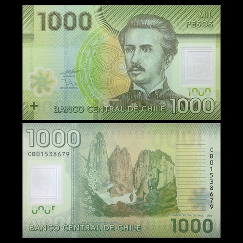 1000 pesos Chile 2013