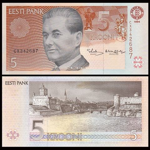 5 krooni Estonia 1994