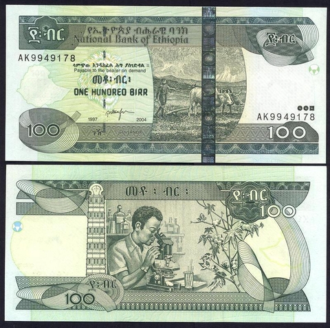 100 birr Ethiopia 2004