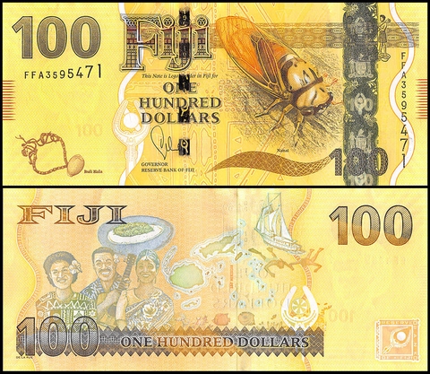 100 dollars Fiji 2013