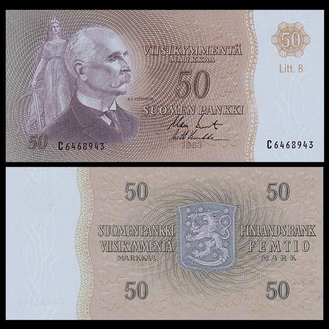 50 markkaa Findland 1963