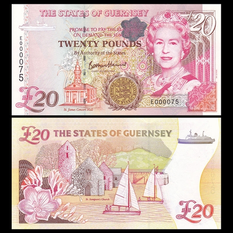 20 pounds Guernsey 1996