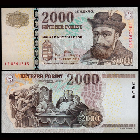 2000 forint Hungary 2005