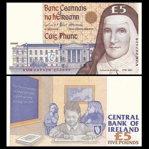 5 pounds Ireland 1999