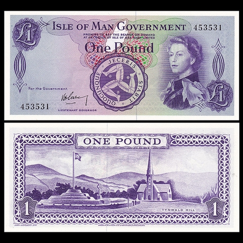 1 pound Isle of Man 1961