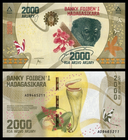 2000 ariary Madagascar 2017