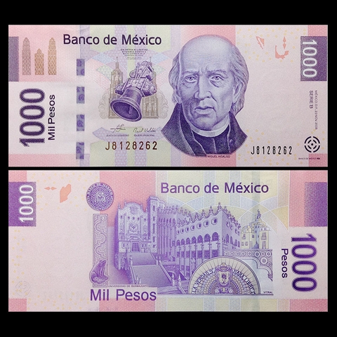 1000 pesos Mexico 2006