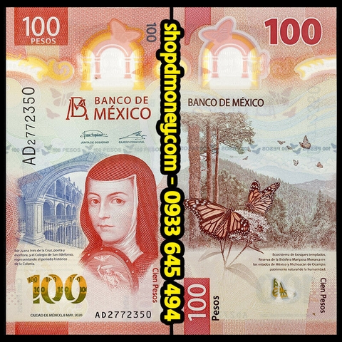 100 pesos Mexico 2021