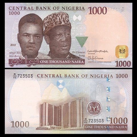 1000 naira Nigeria 2016