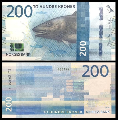 200 kroner Norway 2016