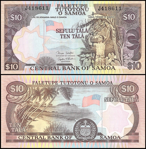 10 tala Samoa 2002