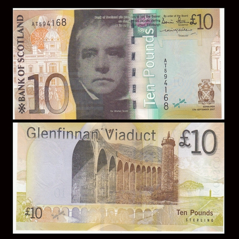 10 pounds Scotland 2007 - Bank of Scotland