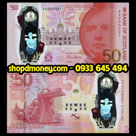 50 pounds Scotland 2021 polymer - Bank of Scotland