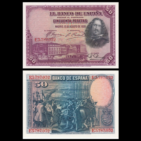 50 pesetas Spain 1928