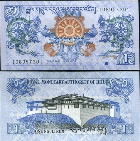 Tiền con rồng Bhutan