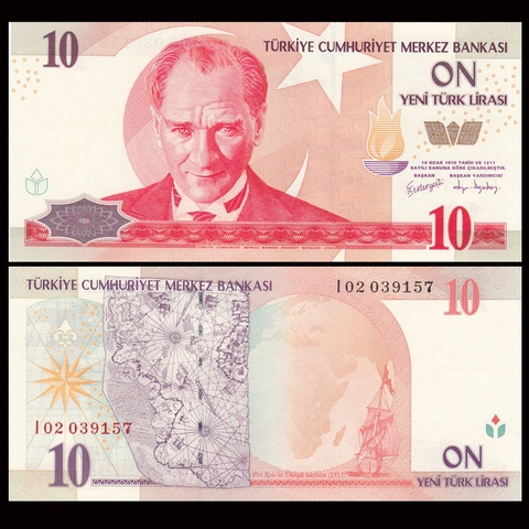 10 lira Turkey 2005