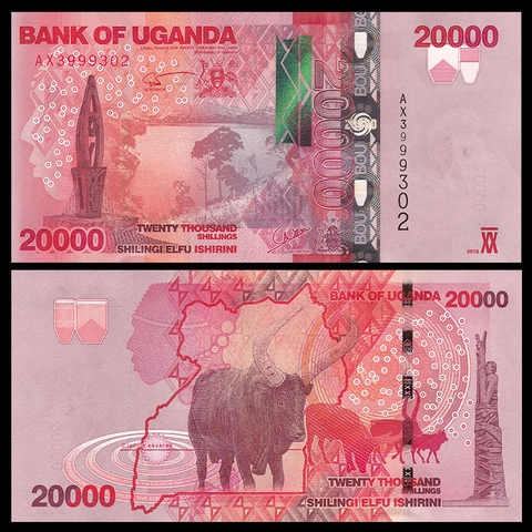 20000 shillings Uganda 2015