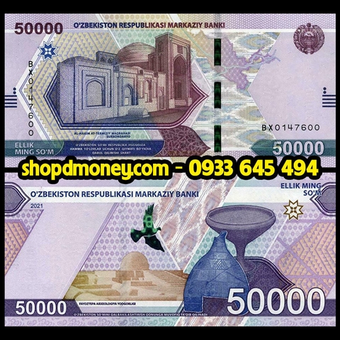 50000 som Uzbekistan 2021