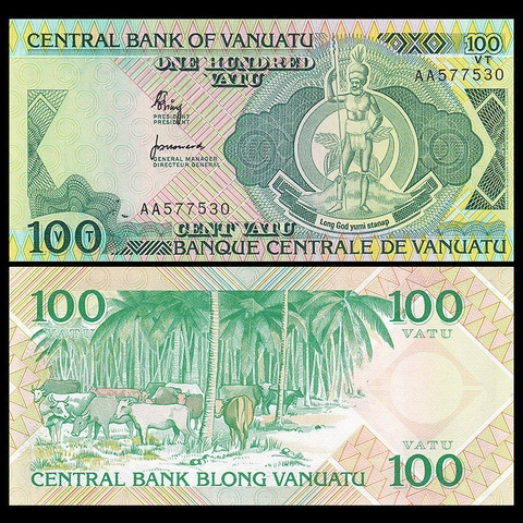 100 vatu Vanuatu 1982
