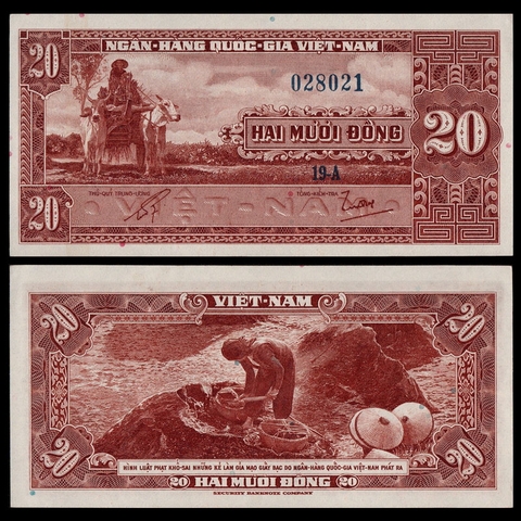 20 đồng VNCH 1962