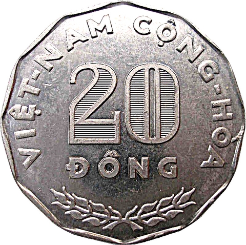 20 đồng Việt Nam Cộng Hòa FAO 1968