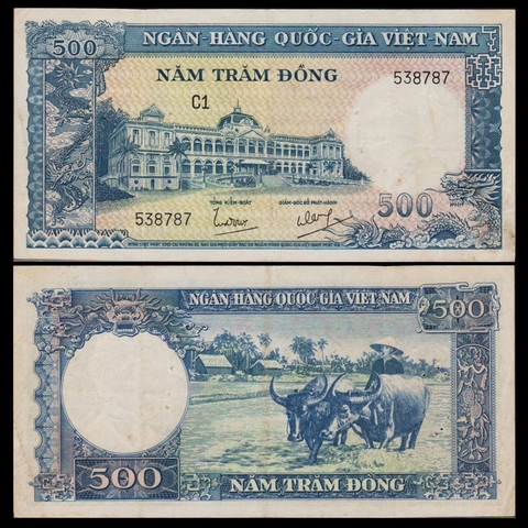 500 đồng VNCH 1962