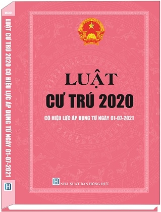 sách LUẬT CƯ TRÚ NĂM 2020 (Có hiệu lực áp dụng từ ngày 01-07-2021)