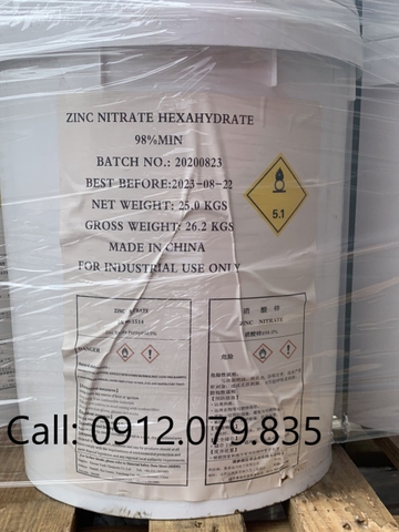 BÁN KẼM NITRAT - Zn(NO3)2 CÔNG NGHIỆP