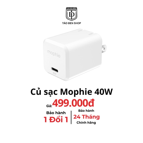 Củ Sạc mophie Essentials 40W USB-C GaN