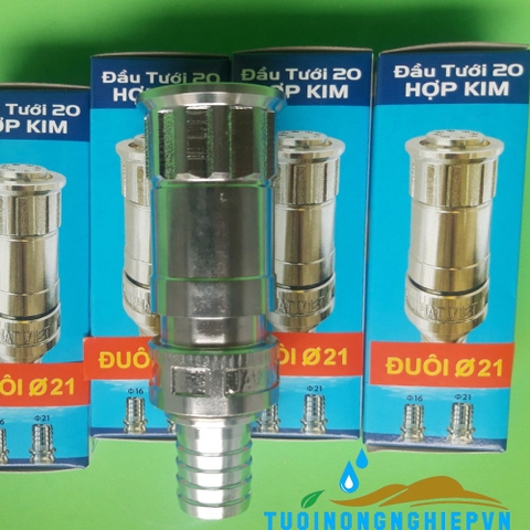 Vòi tưới hợp kim đuôi 21mm