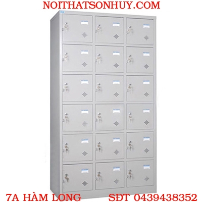 TU986-3K Tủ Locker sắt 18 khoang cánh mở nội thất Hoà Phát