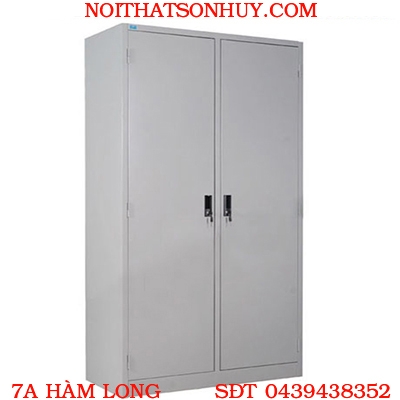 TU09K2 Tủ hồ sơ sắt cánh mở 2 khoang 3 đợt di động Hoà Phát