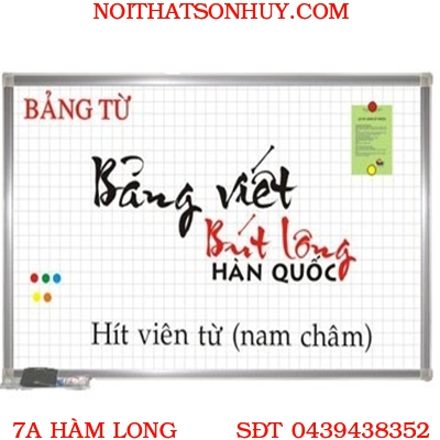 Bảng từ trắng hàn quốc treo tường 400 x 600mm