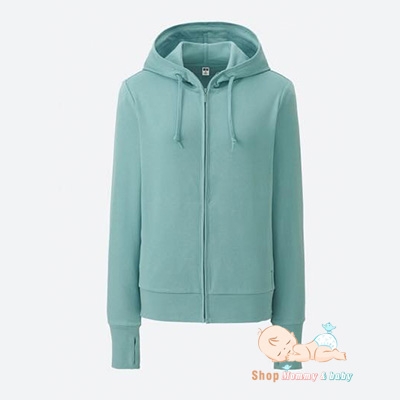 Áo chống nắng cotton uniqlo 2017 - Màu xanh lơ