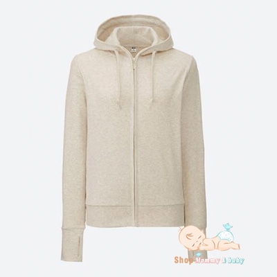 Áo chống nắng cotton uniqlo 2017 - Màu xanh kem