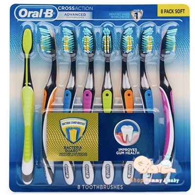 Bàn chải đánh răng, Oral-B Set 8 cây