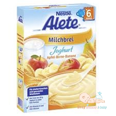 Bột Nestle Alete – Đức vị táo lê chuối 250g