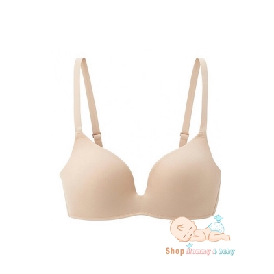 Áo ngực (wireless bra) - Kem