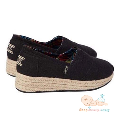 Giày BOBS ( Skechers) vải có lót êm chân, tăng chiều cao