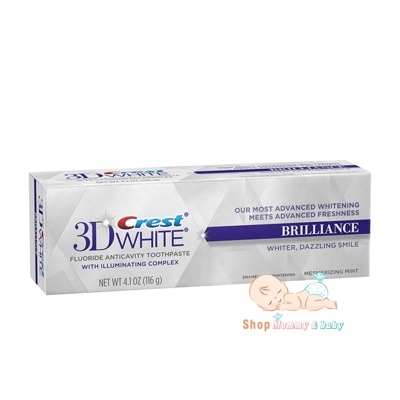 Kem Đánh Răng Crest 3D White Brilliance 116g
