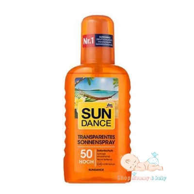 Kem chống nắng dạng xịt trong suốt Sundance