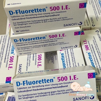 Viên Vitamin D Flour 500