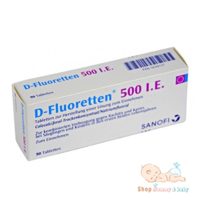Viên Vitamin D Flour 500