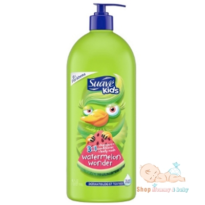 Sữa tắm gội toàn thân cho bé Suave Kids 3in1