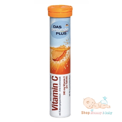 Viên sủi bổ sung vitamin C Das Gesunde Plus