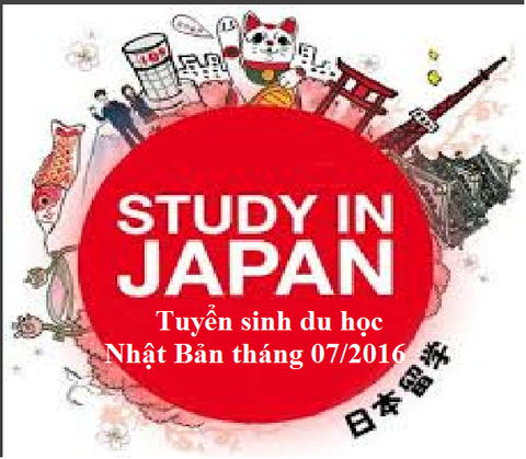 Tuyển sinh du học Nhật Bản tháng 07/2016