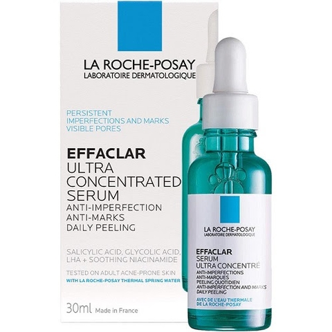 Tinh chất LA ROCHE POSAY giảm mụn, ngừa thâm thu nhỏ lỗ chân lông Effaclar Serum