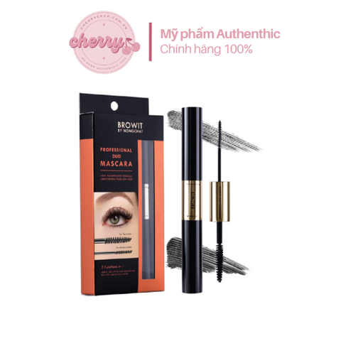 Mascara 2 Đầu chống nước Browit By Nongchat Professional Duo Mascara