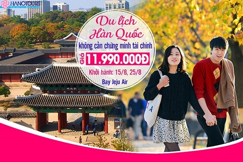 Du lịch Hàn Quốc bay: Seoul - Làng Pháp Paju - Seoul Land Jeju Air