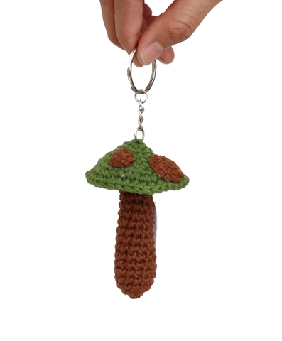 Mushroom keychain